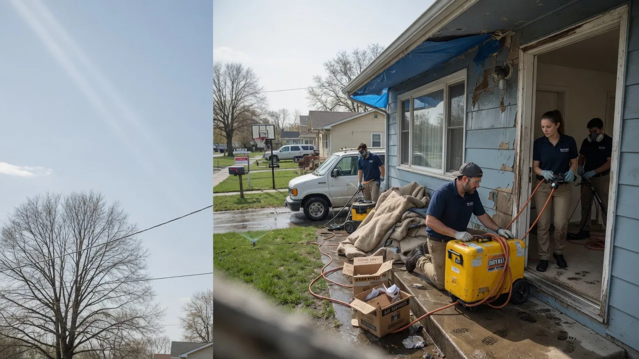 Basement Flood Cleanup in Mcconnell Afb, KS near me